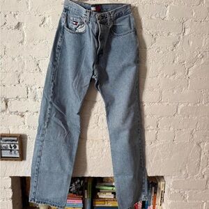 Tommy Hilfiger Women's Light Blue Straight Leg Jeans